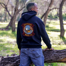 Load image into Gallery viewer, MWSS-174 USMC Unit hoodie, Marine Wing Support Squadron 174 logo sweatshirt, USMC gift ideas for men, Marine Corp Gifts Men or Women
