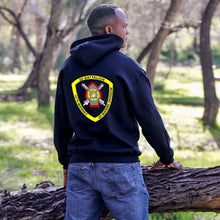 Load image into Gallery viewer, 2nd Bn 10th Marines USMC Unit hoodie, 2d Bn 10th Marines logo sweatshirt, USMC gift ideas for men, Marine Corp gifts men or women 2nd Bn 10th Marines 
