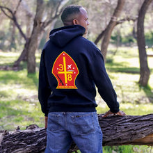 Load image into Gallery viewer, 3rd Bn 8th Marines USMC Unit hoodie, 3rdBn 8th Marines logo sweatshirt, USMC gift ideas, Marine Corp gifts women or men, USMC unit logo gear, USMC unit logo sweatshirts 3d
