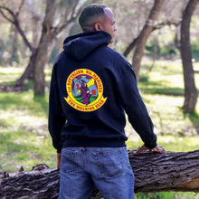 Load image into Gallery viewer, 1st Battalion 9th Marines Unit Logo Black Sweatshirt, 1st Battalion 9th Marines Unit Logo Black Hoodie
