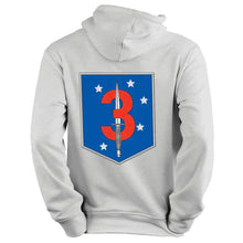 Load image into Gallery viewer, 3rd MSOB USMC Unit hoodie, 3rd MSOB logo sweatshirt, USMC gift ideas for men, Marine Corp gifts men or women 3rd Marine Special Operations Battalion
