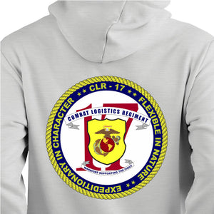 CLR-17 Unit Logo Heather Grey Sweatshirt