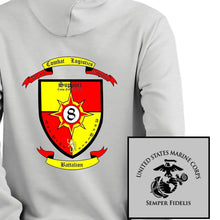 Load image into Gallery viewer,  Combat Logistics Battalion 8 USMC Unit hoodie, CLB-8 logo sweatshirt, USMC gift ideas for men, Marine Corp gifts men or women CLB-8
