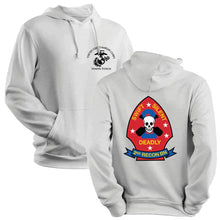 Load image into Gallery viewer, 2nd Recon Unit Logo Heather Grey Sweatshirt, 2nd Reconnaissance Unit Logo Heather Grey Hoodie
