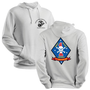 1st Reconnaissance Unit Logo Heather Grey Sweatshirt, 1st Recon Unit Logo Heather Grey Hoodie