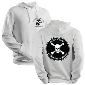 1st Bn 7th Marines Suicide Charley USMC Unit hoodie, 1/7 Suicide Charley logo sweatshirt, USMC gift ideas for men, Marine Corp gifts men or women 