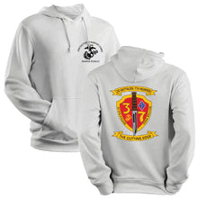 Load image into Gallery viewer, 3rd Bn 7th Marines USMC Unit hoodie, 3d Bn 7th Marines logo sweatshirt, USMC gift ideas for men, Marine Corp gifts men or women 3rd Bn 7th Marines
