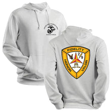 Load image into Gallery viewer, 2nd Bn 9th Marines USMC Unit hoodie, 2dBn 9th Marines logo sweatshirt, USMC gift ideas, Marine Corp gifts women or men, USMC unit logo gear, USMC unit logo sweatshirts 
