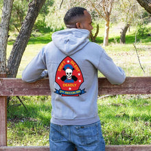 Load image into Gallery viewer, 2nd Recon Unit Logo Heather Grey Sweatshirt, 2nd Reconnaissance Unit Logo Heather Grey Hoodie
