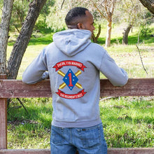 Load image into Gallery viewer, 2nd Bn 11th Marines USMC Unit hoodie, 2d Bn 11th Marines logo sweatshirt, USMC gift ideas for men, Marine Corp gifts men or women 
