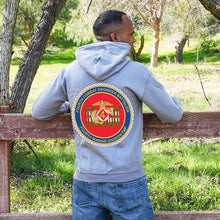 Load image into Gallery viewer, 4th CEB USMC Unit hoodie, 4th CEB logo sweatshirt, USMC gift ideas for men, Marine Corp gifts men or women
