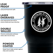 Load image into Gallery viewer, Second Battalion Eighth Marines Unit Logo tumbler, 2/8 USMC Unit Tumbler, 2nd Bn 8th Marines USMC, Marine Corp gift ideas, USMC Gifts for women 30oz
