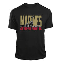 Load image into Gallery viewer, Marines- Semper Fidelis- Iwo Jima T-Shirt
