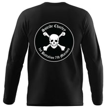 Load image into Gallery viewer, 1st Bn 7th Marines Suicide Charley USMC long sleeve Unit T-Shirt, 1st Bn 7th Marines Suicide Charley logo, USMC gift ideas for men, Marine Corp gifts men or women 
