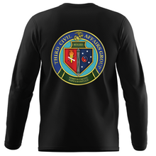 Load image into Gallery viewer, Third Civil Affairs Long Sleeve T-Shirt, 3rd Civil Affairs unit t-shirt, USMC 3rd Civil Affairs, 3rd Civil Affairs t-shirt, 3rd Civil Affairs Long Sleeve Black T-Shirt
