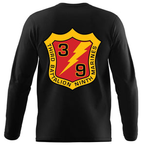 3rd Bn 9th Marines Marines Long Sleeve T-Shirt, 3/9 unit t-shirt, 3rd battalion 9th Marines