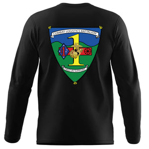 CLB-1 Unit Logo Black Long Sleeve T-Shirt