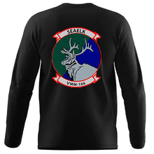 Load image into Gallery viewer, VMM-166 Long Sleeve USMC Unit Long Sleeve T-Shirt
