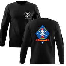 Load image into Gallery viewer, 1st Reconnaissance Battalion long sleeve t-shirt, USMC 1st Recon Bn t-shirt,
