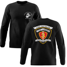 Load image into Gallery viewer, 1st Battalion 3rd Marines Long Sleeve T-Shirt, 1/3 Long Sleeve T-Shirt, USMC 1/3 unit t-shirt
