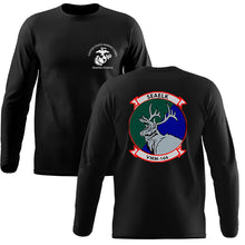 Load image into Gallery viewer, VMM-166 Long Sleeve USMC Unit Long Sleeve T-Shirt
