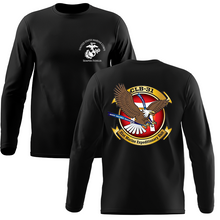Load image into Gallery viewer, Combat Logistics Battalion 31 Long Sleeve T-Shirt, CLB-31 unit t-shirt, USMC CLB-31, Combat Logistics Battalion 31 t-shirt, 31st Marine Expeditionary Unit Long Sleeve Black T-Shirt
