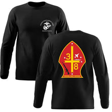 Load image into Gallery viewer, 3rd Bn 8th Marines USMC long sleeve Unit T-Shirt, 3rd Bn 8th Marines, USMC gift ideas for men, Marine Corp gifts men or women 
