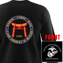 Load image into Gallery viewer, Marine Corps Base Camp Smedley D. Butler Long Sleeve T-Shirt
