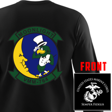 Load image into Gallery viewer, VMM-764 Long Sleeve USMC Unit Long Sleeve T-Shirt
