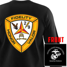 Load image into Gallery viewer, 2nd Bn 9th Marines Long Sleeve T-Shirt
