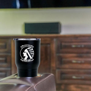 MASS-1 logo tumbler, MASS-1 coffee cup, Marine Air Support Squadron 1 USMC, Marine Corp gift ideas, USMC Gifts for women 