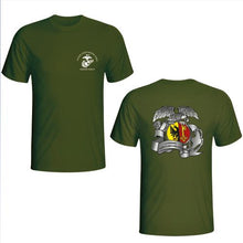 Load image into Gallery viewer, Marine Security Guard Geneva Army Green T-Shirt
