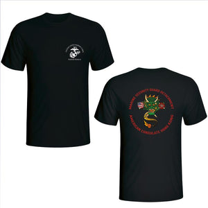 Marine Security Guard Hong Kong Black T-Shirt