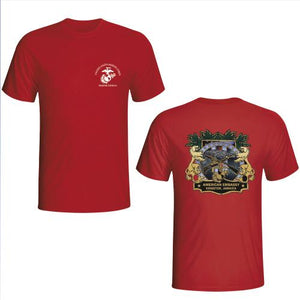 Marine Security Guard Jamaica Red T-Shirt