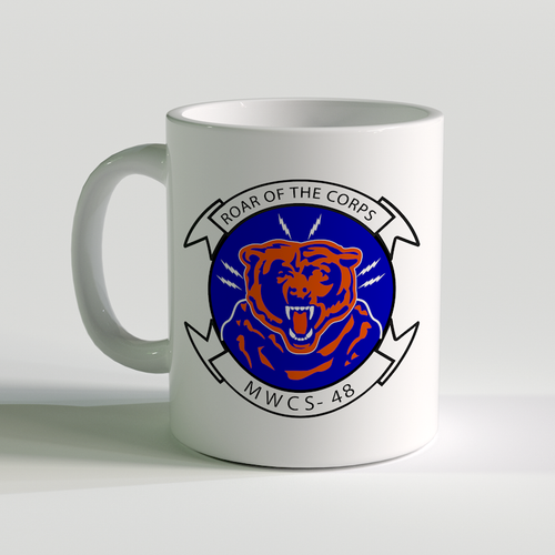 MWCS-48 unit coffee mug, Roar of the corps