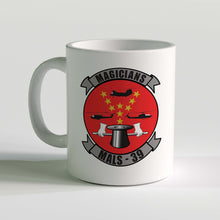 Load image into Gallery viewer, Marine Aviation Logistics Squadron 39 Magicians Unit Logo Coffee Mug
