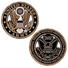 Load image into Gallery viewer, United States Army Values Coin-Army Coins for Soldiers
