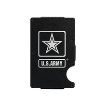 Load image into Gallery viewer, Metal RFID wallet Army wallet with money clip
