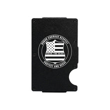 Load image into Gallery viewer, Metal RFID wallet Police Officer wallet with money clip
