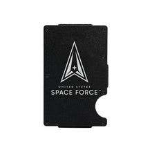 Load image into Gallery viewer, Metal RFID wallet Space Force wallet with money clip
