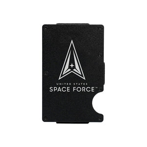Metal RFID wallet Space Force wallet with money clip