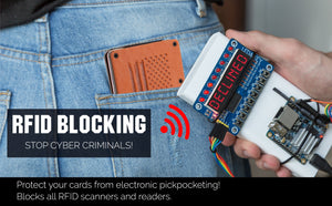 Leather American Flag RFID Blocking Metal Wallet