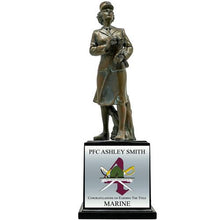 Load image into Gallery viewer, Molly Marine Statue - Marine Corps Ball Gift Idea
