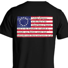 Load image into Gallery viewer, betsy ross pledge of allegiance t-shirt
