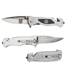 Load image into Gallery viewer, Police Elite Tactical Knife - Spring Assisted Police Officer Rescue Knife
