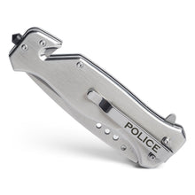 Load image into Gallery viewer, Police Elite Tactical Knife - Spring Assisted Police Officer Rescue Knife
