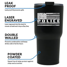 Load image into Gallery viewer, Police First Responder Tumbler, Police Tumbler, First responder tumbler
