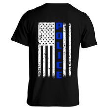 Load image into Gallery viewer, Thin Blue Line, Police first responder shirt, Back the blue
