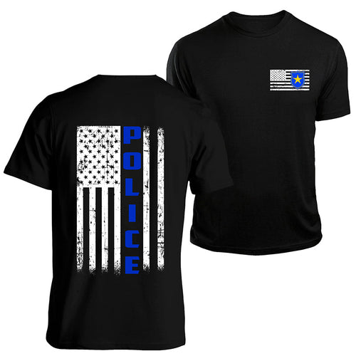 Thin Blue Line, Police first responder shirt, Back the blue