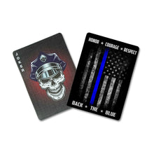 Load image into Gallery viewer, Police Professional Quality Playing Cards – Custom Police Officer Gift

